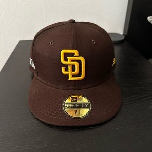 San Diego padres hat brown 7 3/8